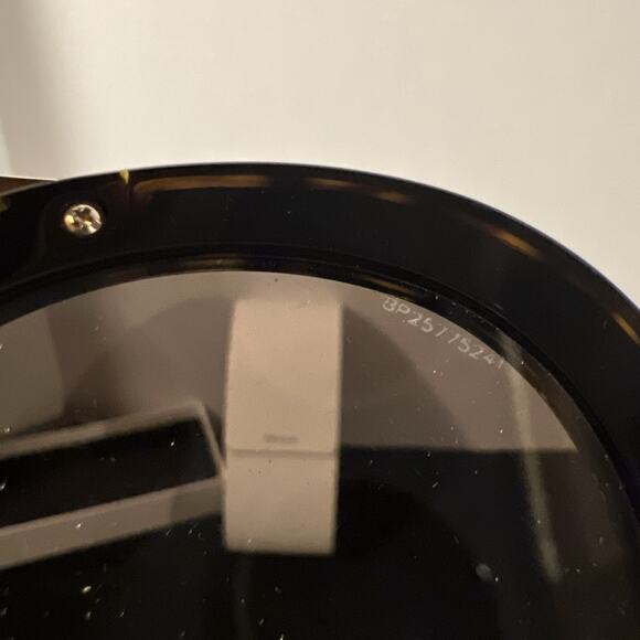 Prada Round Sunglasses Black Oversized Italy Designer SPR15S Read main image 10